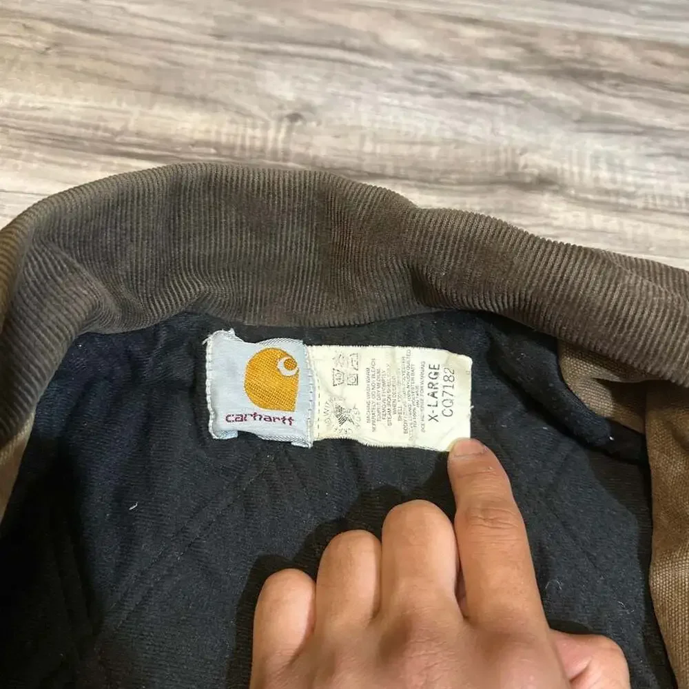 Vintage 80's Carhartt Jacket 3x XXXL Blanket Lined Made In Usa CQ7182